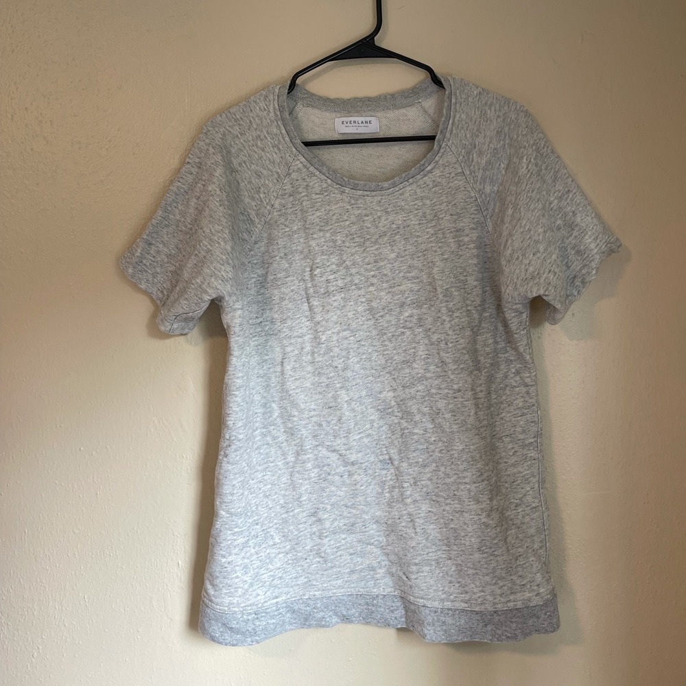 Everlane short sleeve sweatshirt size small